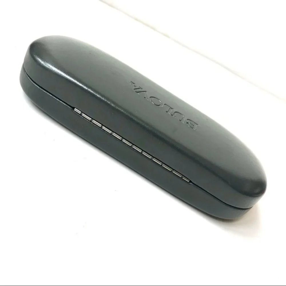 Bulova Grey Hard Glasses Clamshell Case EUC
